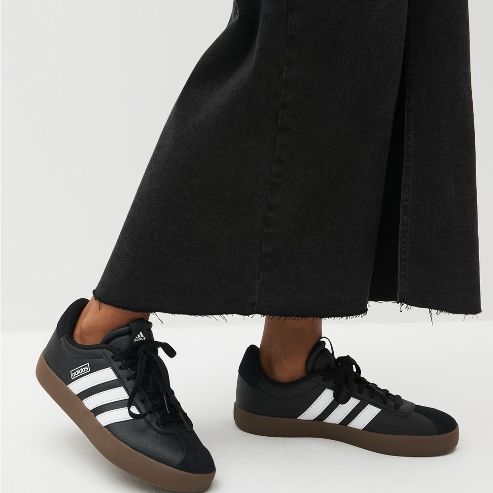 Adidas VL Court 3.0 Black and White Skate Shoes